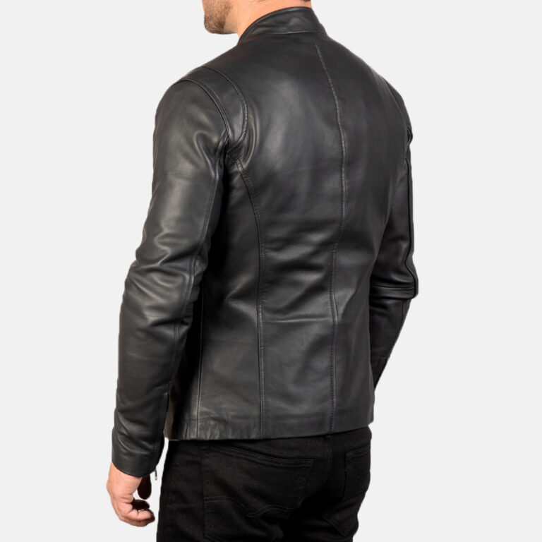 Ionic Black Leather Jacket