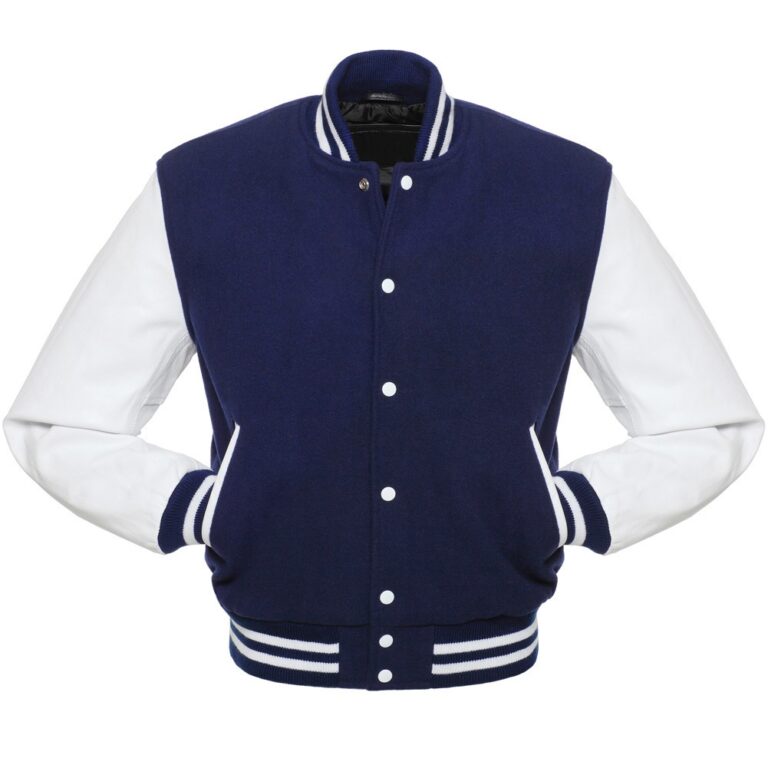 Blue White Varsity Jacket