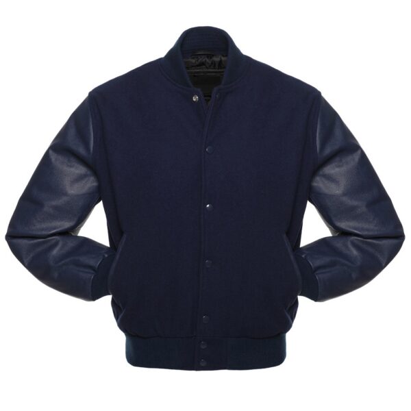 Dark Blue Varsity Jacket