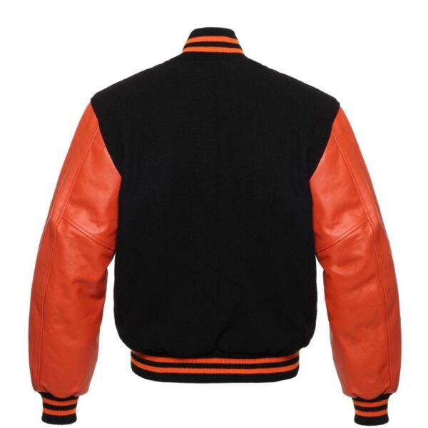 Orange Varsity Jacket