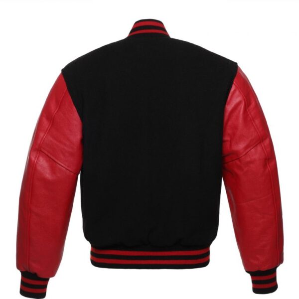 Red Arm Varsity Jacket