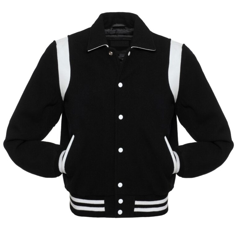 White Shoulder Varsity Jacket