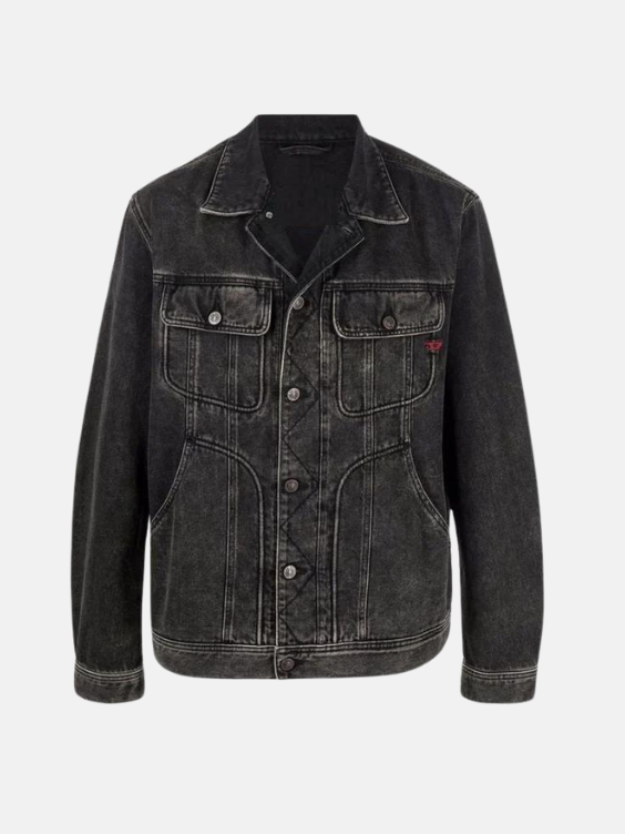 D-Riley Faded Effect Denim Jacket