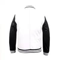 The famous “varsity jacket” that was originated with college athletes is now the coolest winter apparel among the masses. The classic baseball jacket design, with its cotton/wool body and contrasting colour sleeves, is so cool that it has been adopted for daily street wear these days. Don’t let your wardrobe stay deprived of a hip baseball jacket. We have high quality varsity jackets for both men and women that are just perfect to upgrade your winter charm. Outer Shell: Leather (Sleeves) & Synthetic Wool (Torso) Leather Type: Sheepskin Leather Finish: Semi-aniline Inner Shell: Quilted Polyester Lining Closure Style: Snap Buttons Collar Style: Varsity Cuffs Style: Rib Knit Striped Rib Knits Outside Pockets: Two Inside Pocket: Two Color: Black Shop By Category Men Danim Jackets Wemon Danim Jackets Leather Men Biker Jackets Also, Check Our Latest collections The Leather Men Jacket &  Leather Women Jacket.